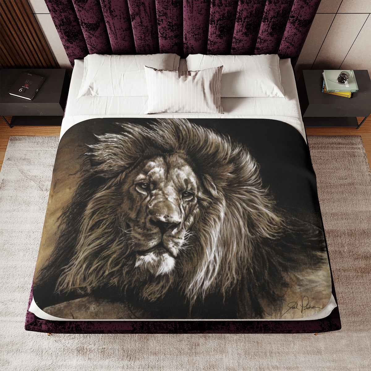 "No Worries" Sherpa Blanket