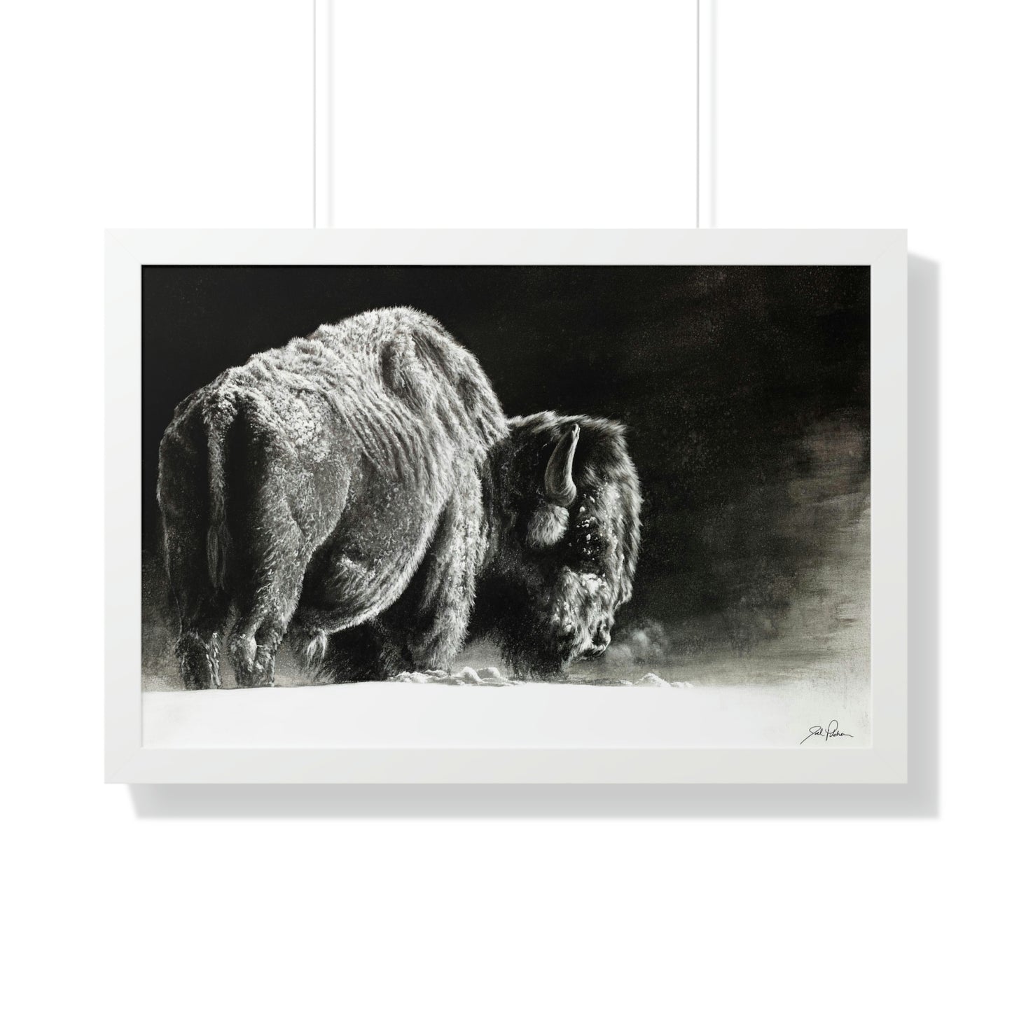"Frosty" Framed Paper Print