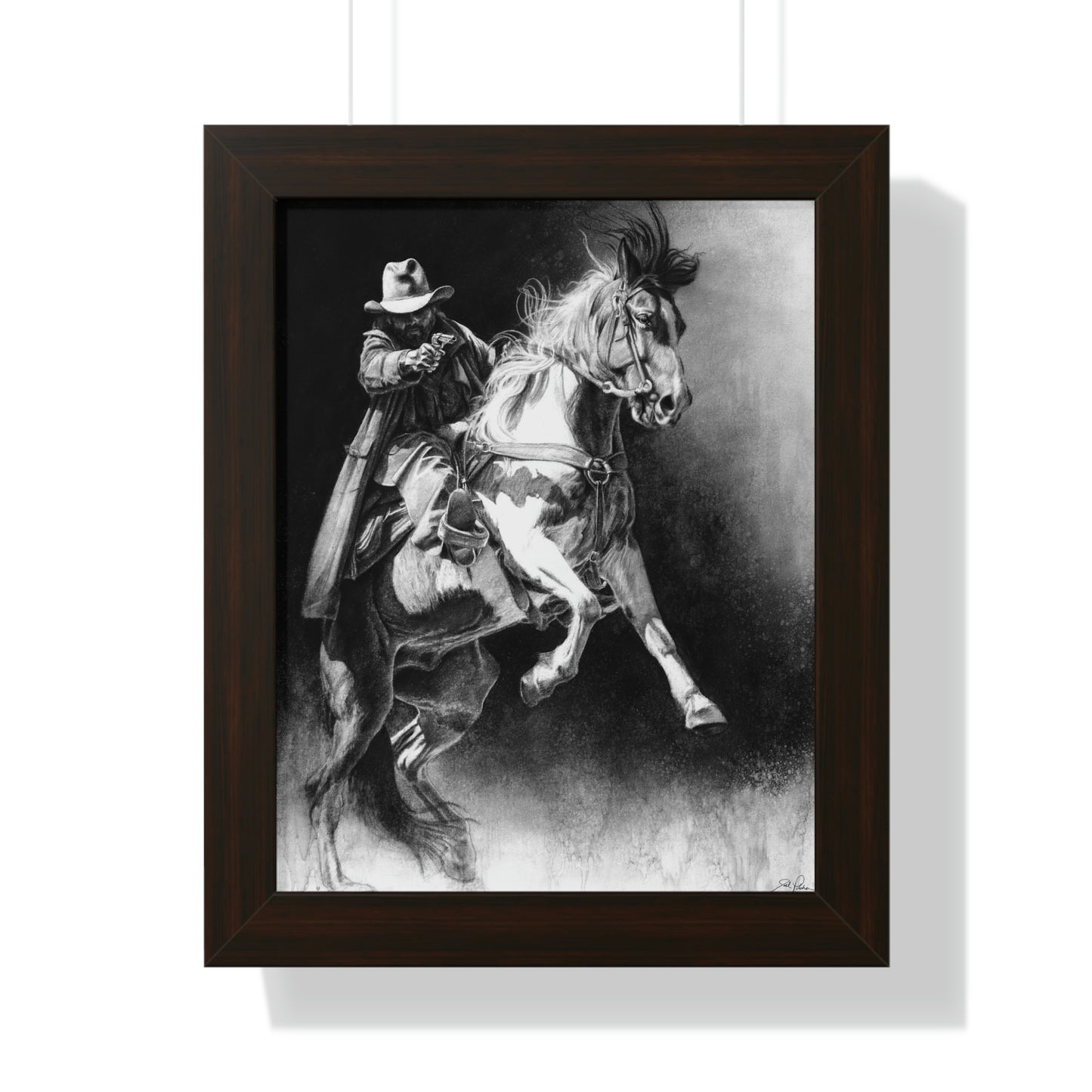 "Rough Rider" Framed Paper Print