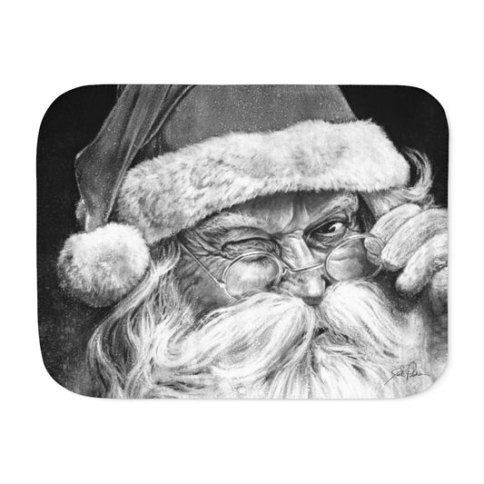 "Ol' Saint Nick" Sherpa Blanket
