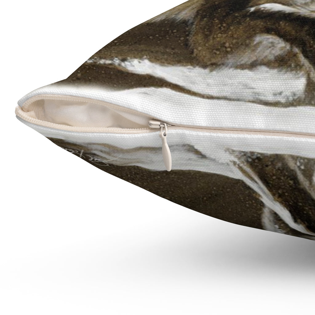 "Prowler" Square Pillow