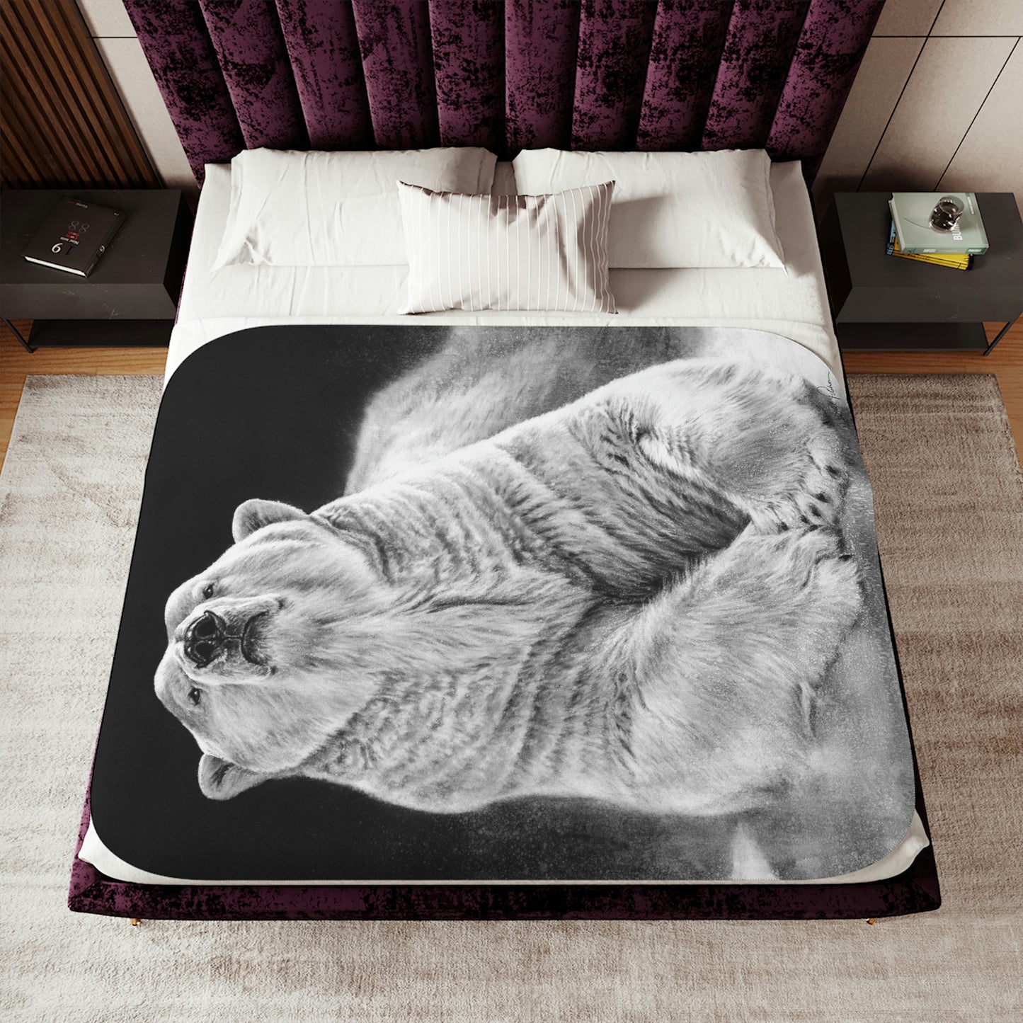 "Defiant" Sherpa Blanket