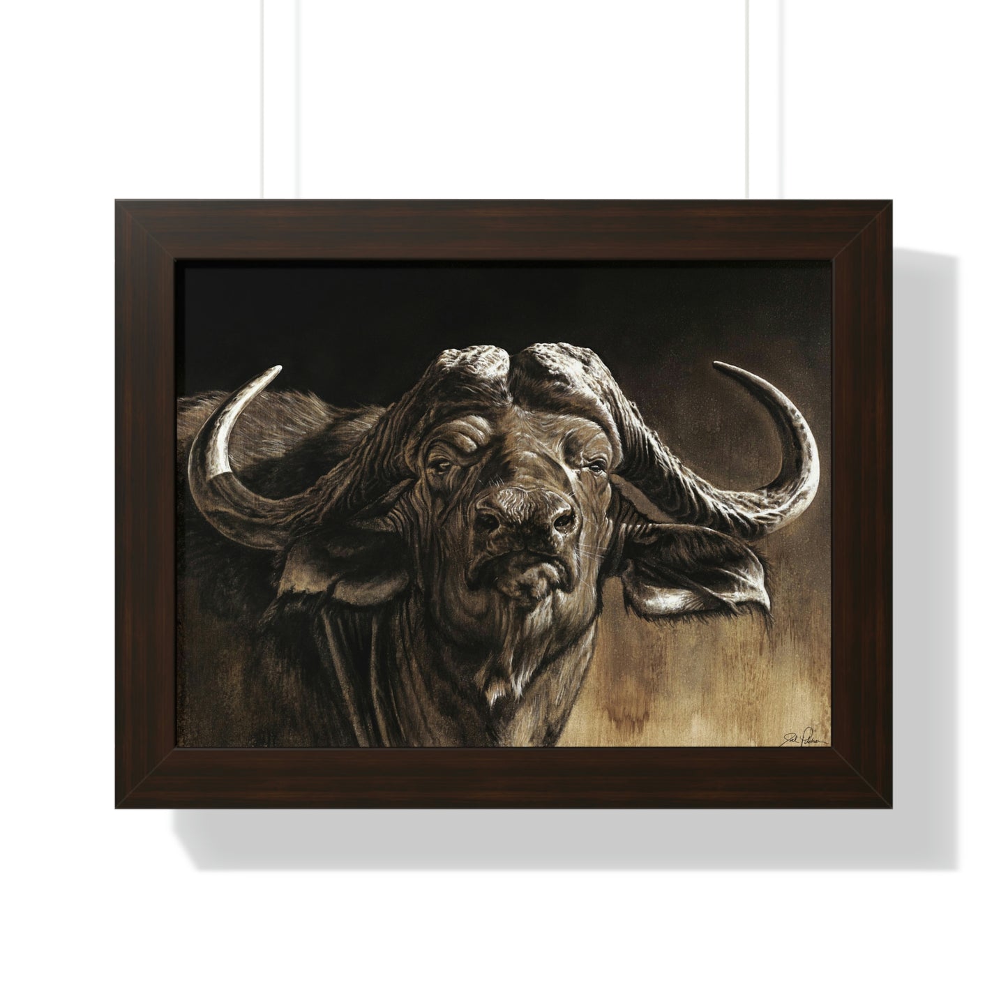 "Debt Collector" Framed Paper Print