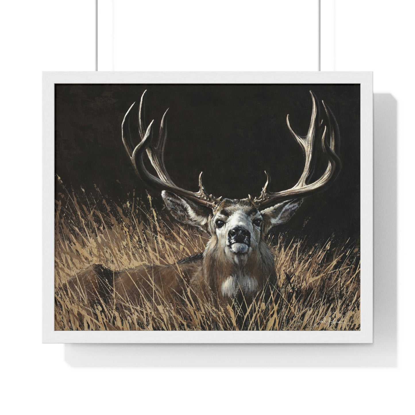 "Eye Contact" Premium Framed Print