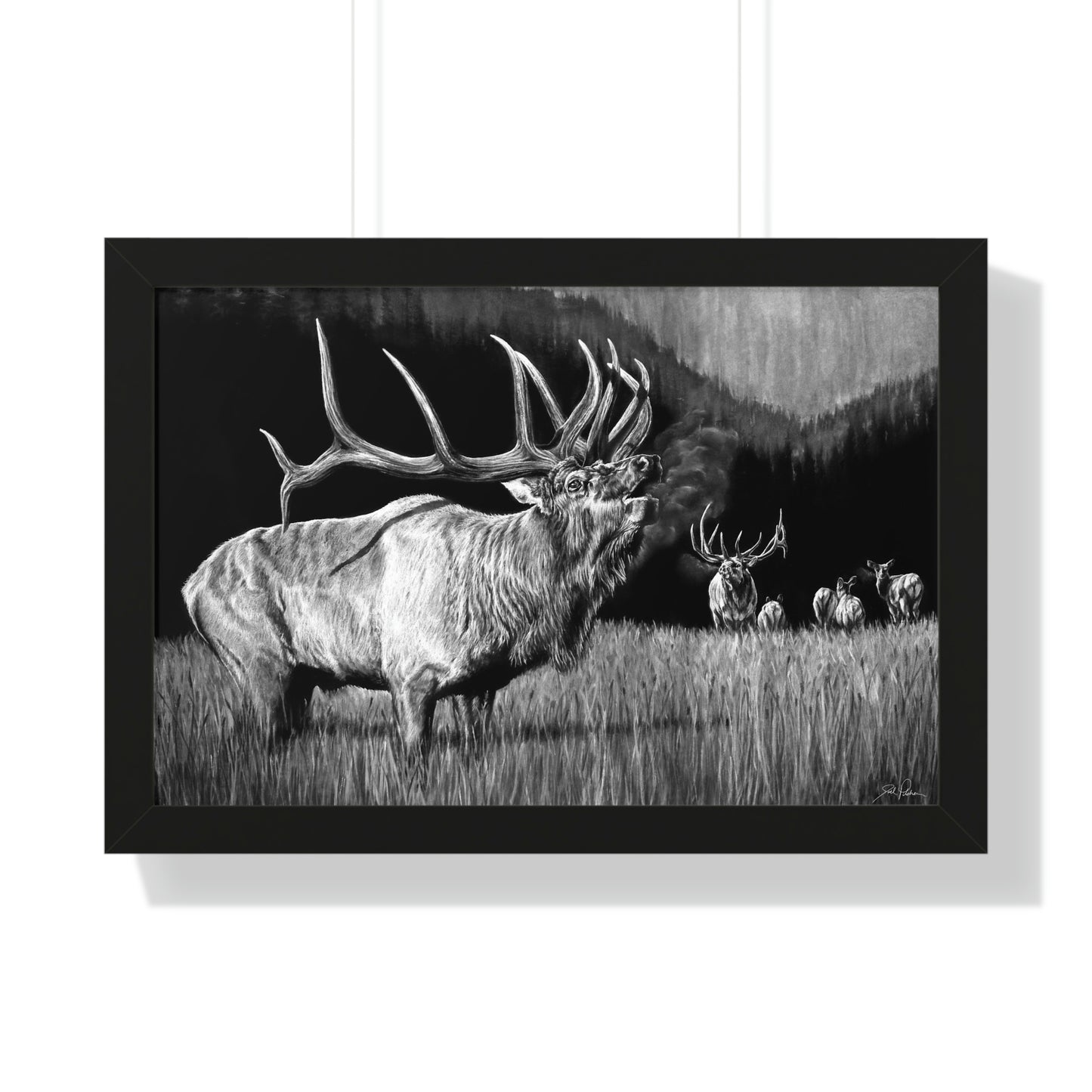 "The Contender" Framed Paper Print