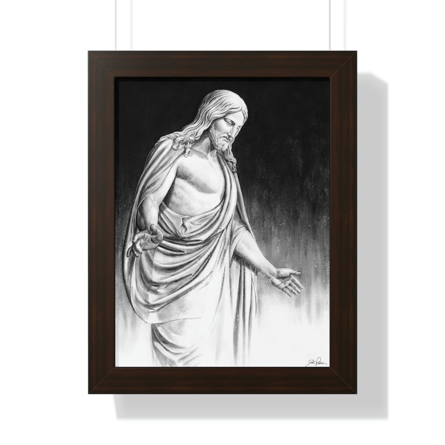"Come Unto Me" Framed Paper Print