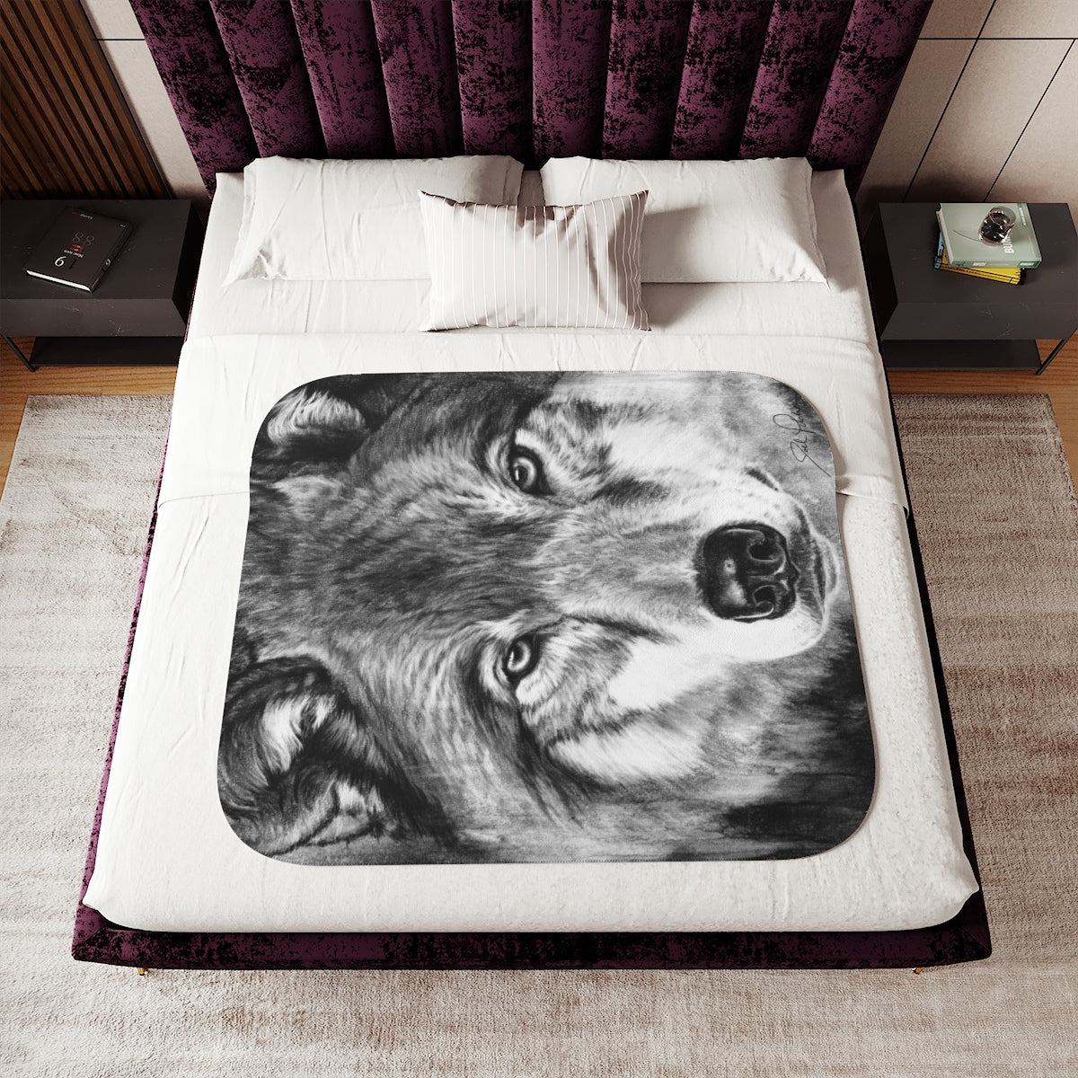 "I See You" Sherpa Blanket