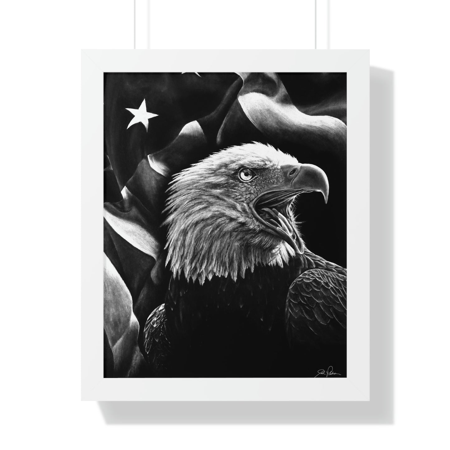 "American Eagle" Framed Paper Print