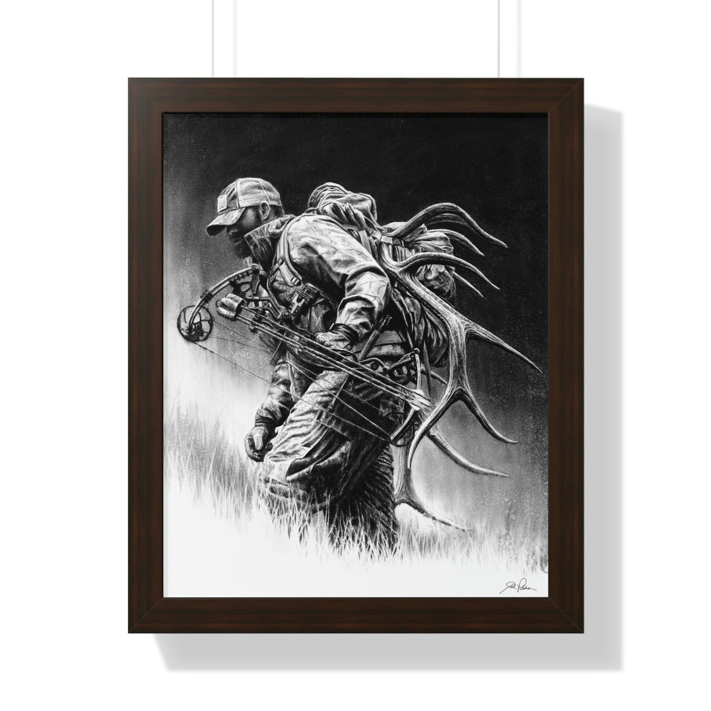 "Uphill Battle" Framed Paper Print