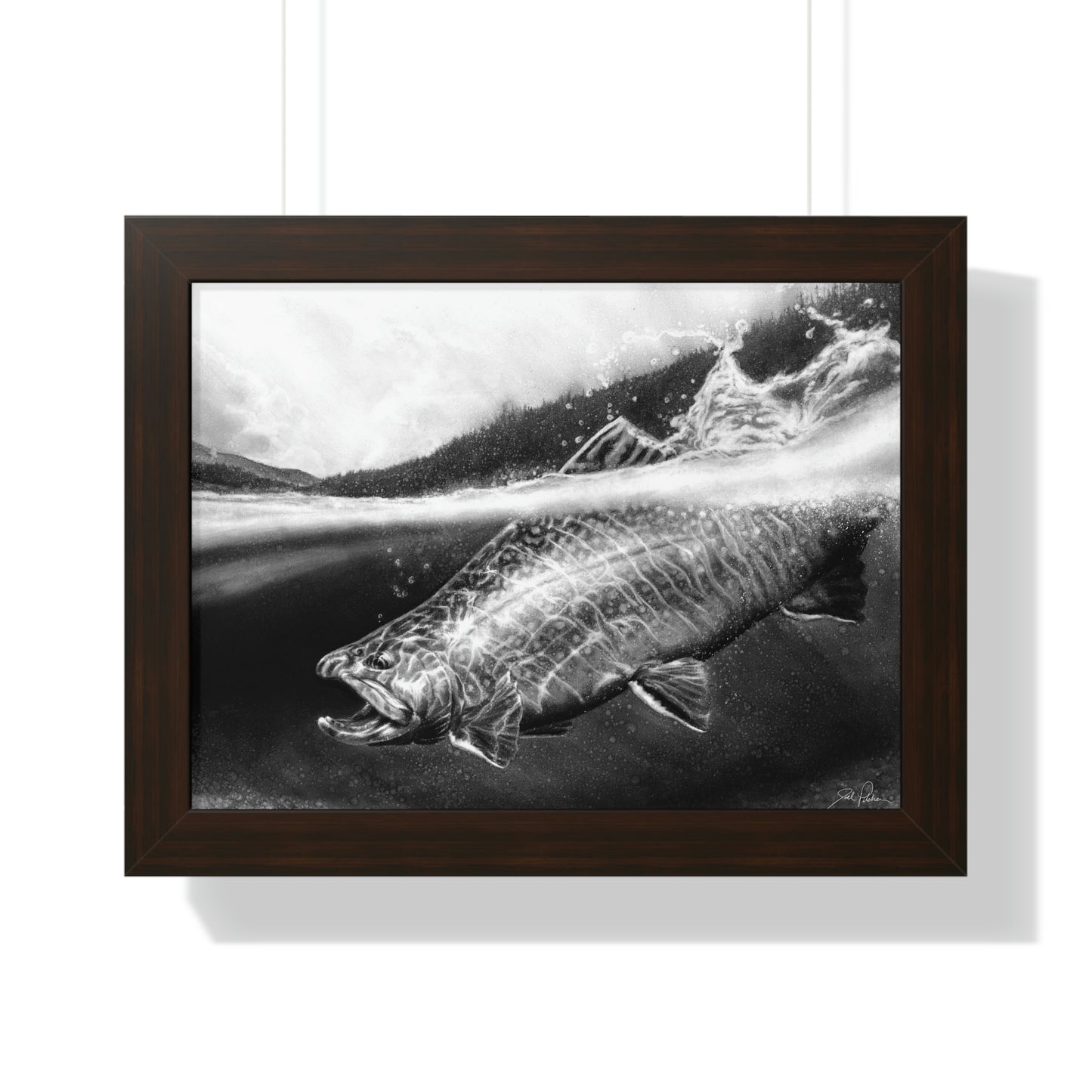 "Brook Trout" Framed Paper Print