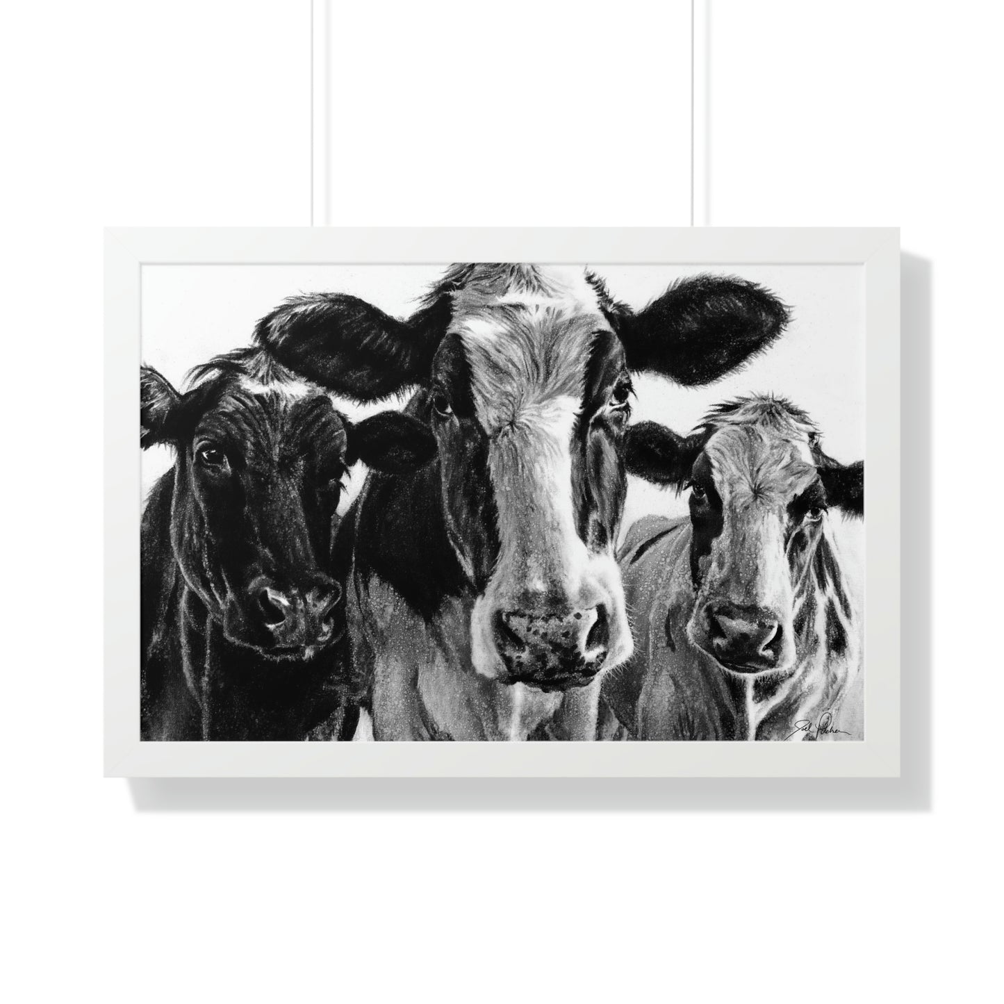 "Milk Maids" Framed Paper Print