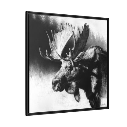 "Formida-bull" Framed Canvas