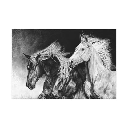 "Dynamic Duo" Stretched Canvas