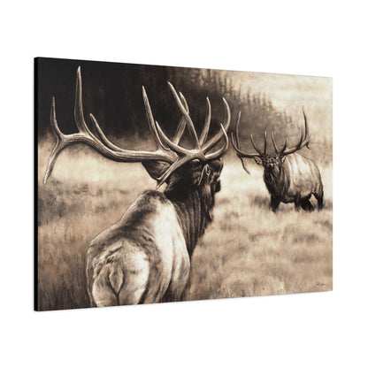 "Ready to Rumble" Stretched Canvas