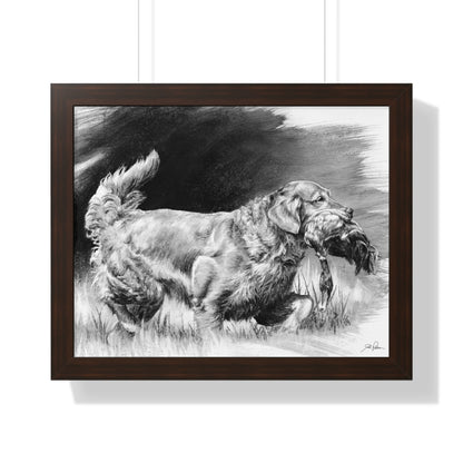 "Good Dog" Framed Paper Print