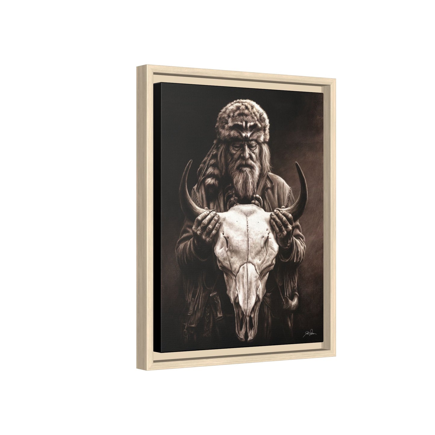 "Legends of the West" Framed Canvas