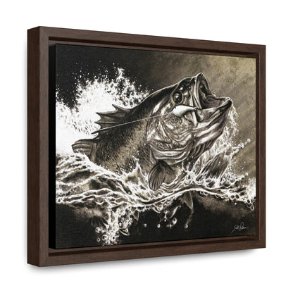 "Hooked" Gallery Wrapped/Framed Canvas