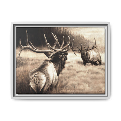 "Ready to Rumble" Framed Canvas