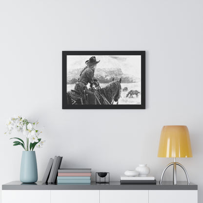 "Bridles and Braids" Framed Paper Print