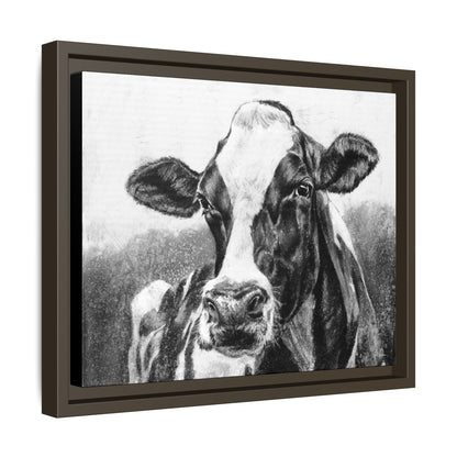 "Holstein" Framed Canvas