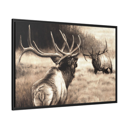 "Ready to Rumble" Framed Canvas