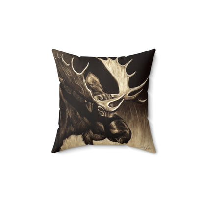 "Mighty Moose" Square Pillow