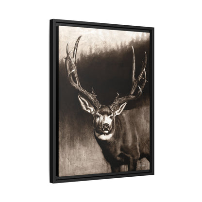 "Muley" Framed Canvas
