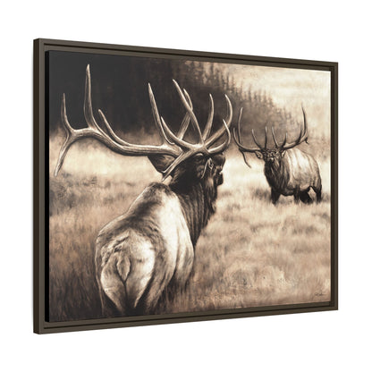 "Ready to Rumble" Framed Canvas