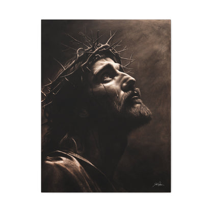 "With His Stripes We Are Healed" Stretched Canvas