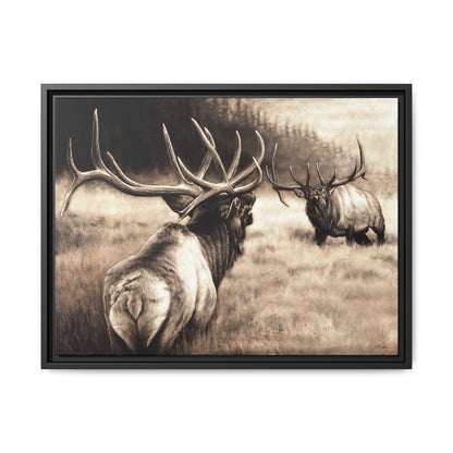 "Ready to Rumble" Framed Canvas