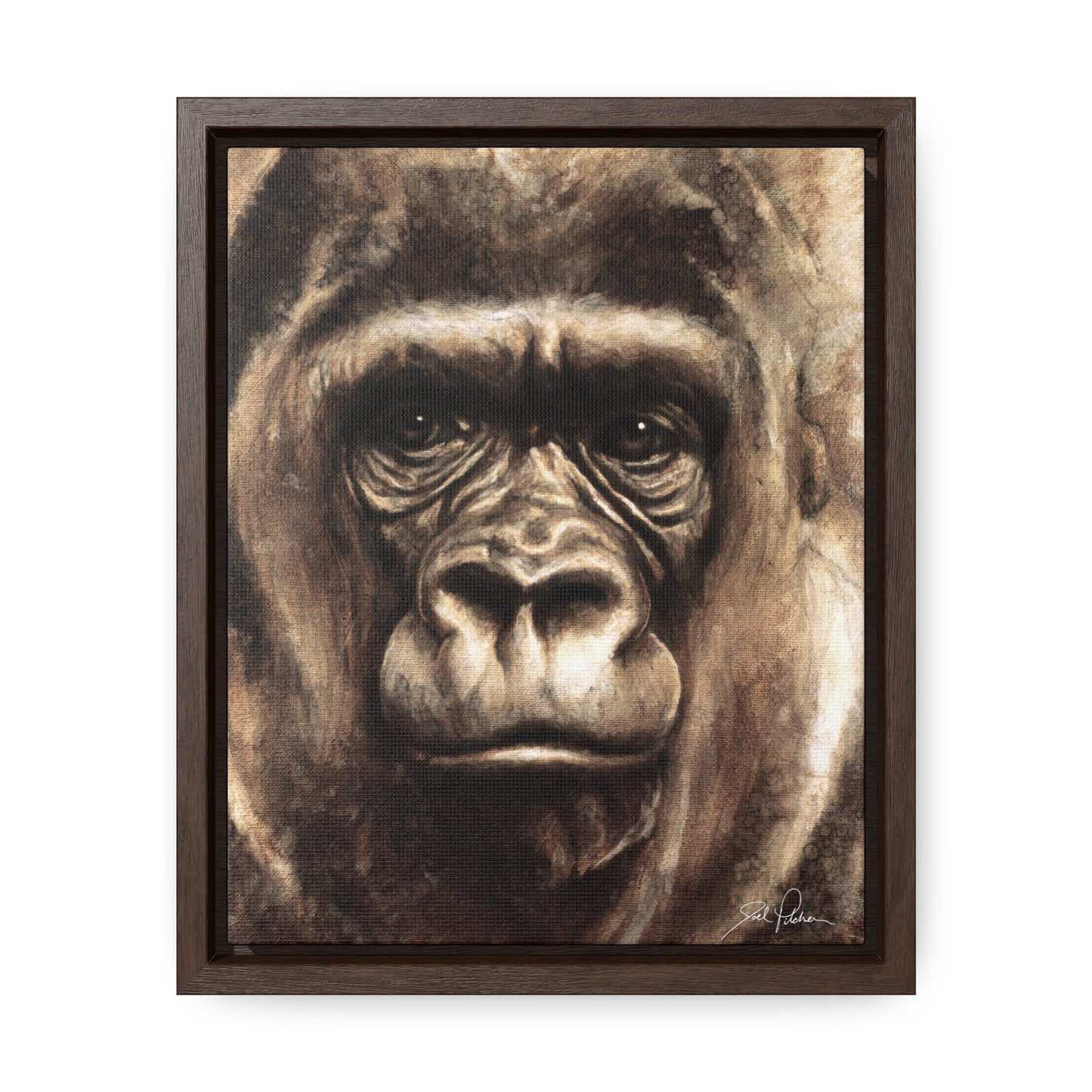 "Gorilla" Gallery Wrapped/Framed Canvas