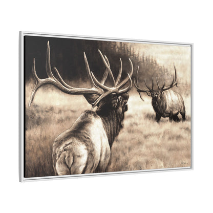 "Ready to Rumble" Framed Canvas