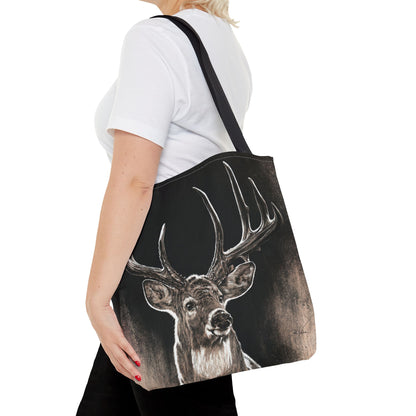 "Backlit Buck" Tote Bag