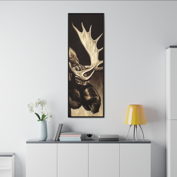 "Mighty Moose" 20x60 Gallery Wrapped/Framed Canvas