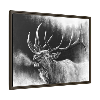 "Bugle Boy" Framed Canvas