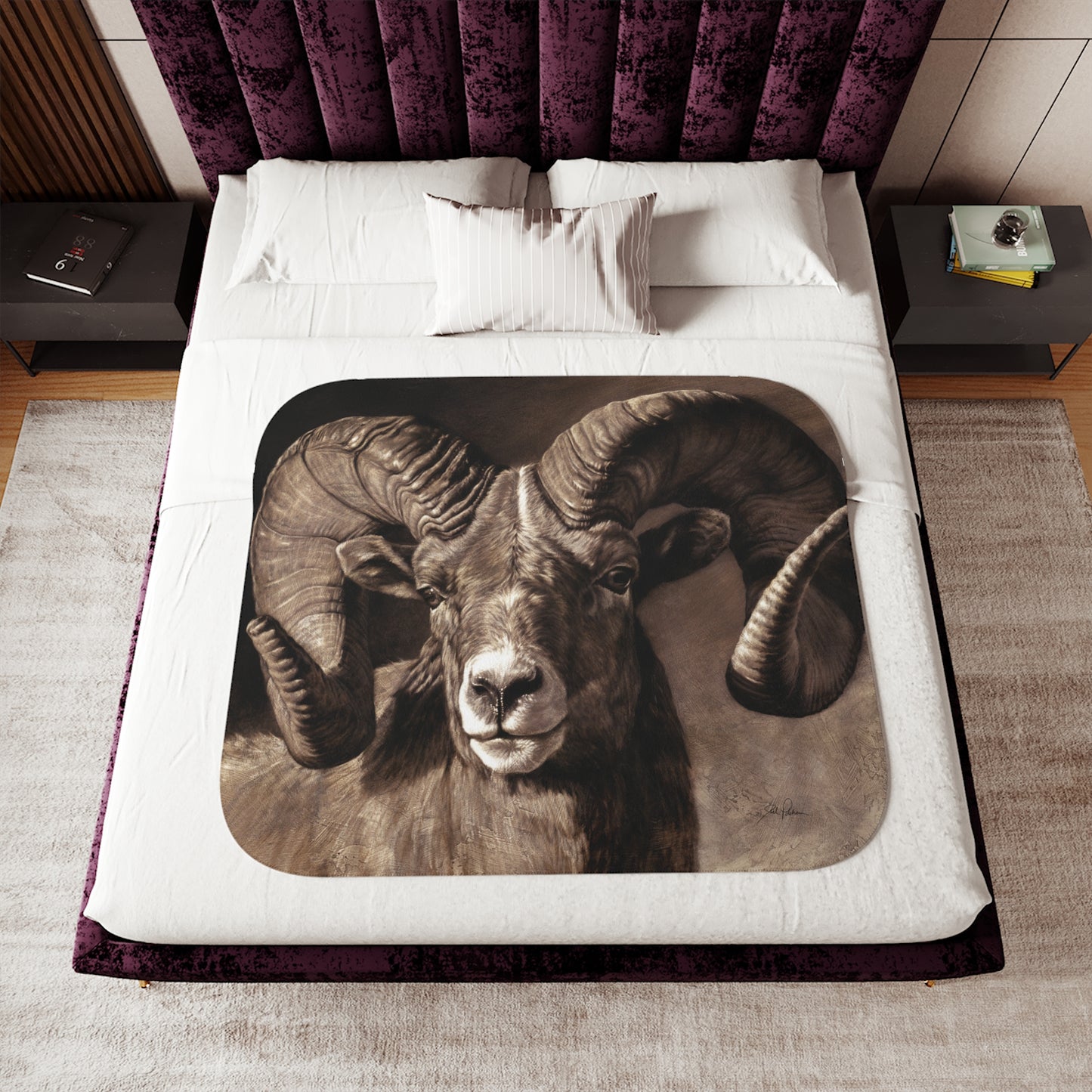 "Full Curl" Sherpa Blanket.
