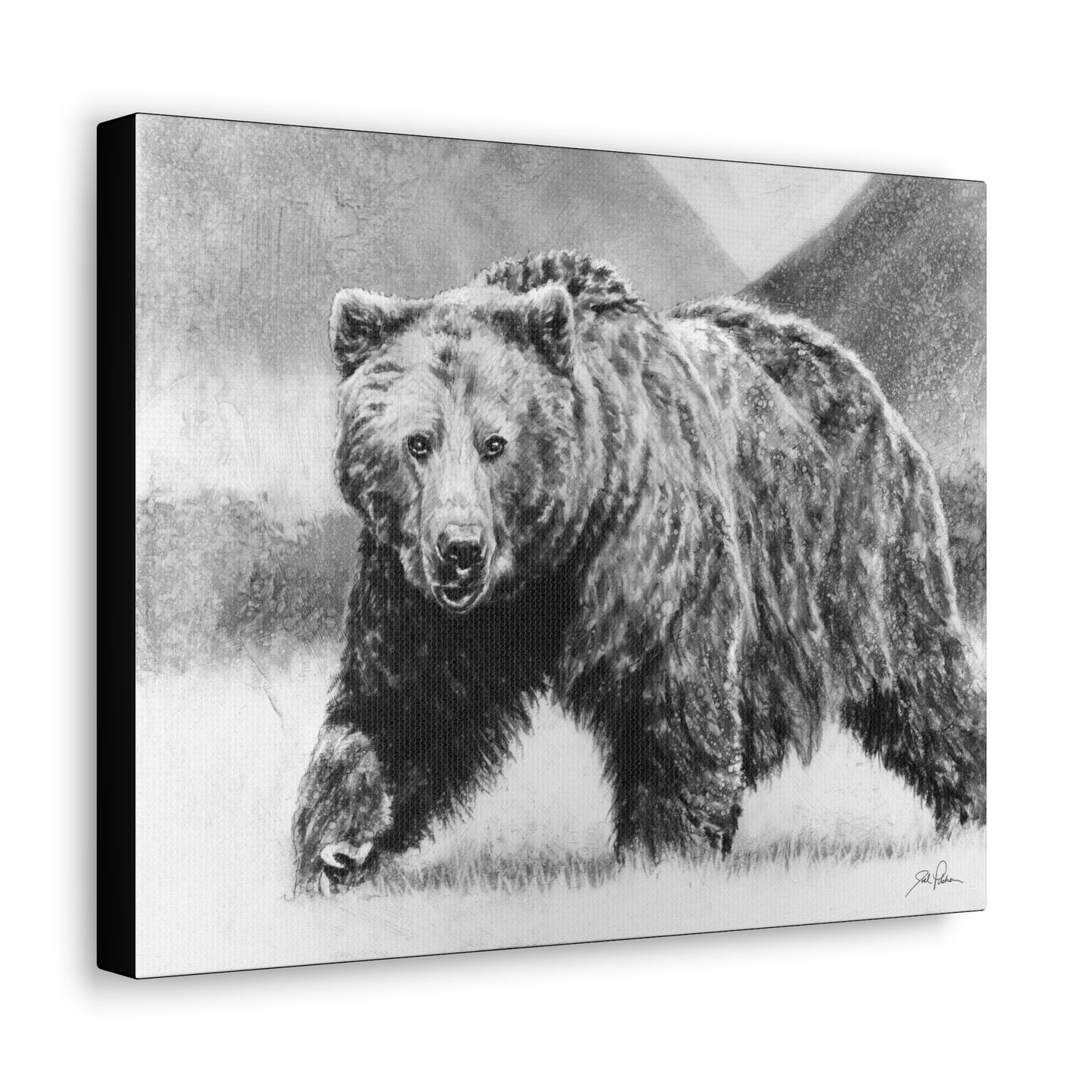 "Grizzly II" Gallery Wrapped Canvas