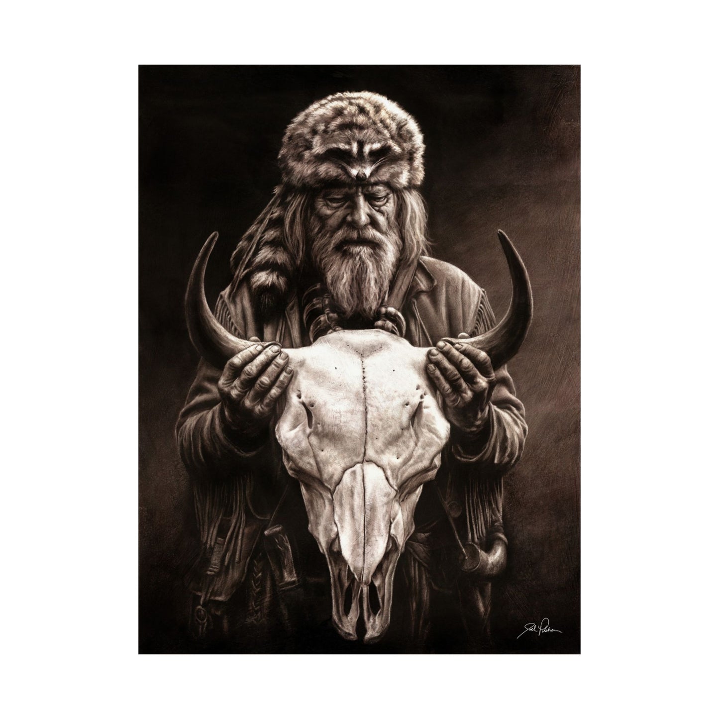 "Legends of the West" Premium Matte Paper Print.