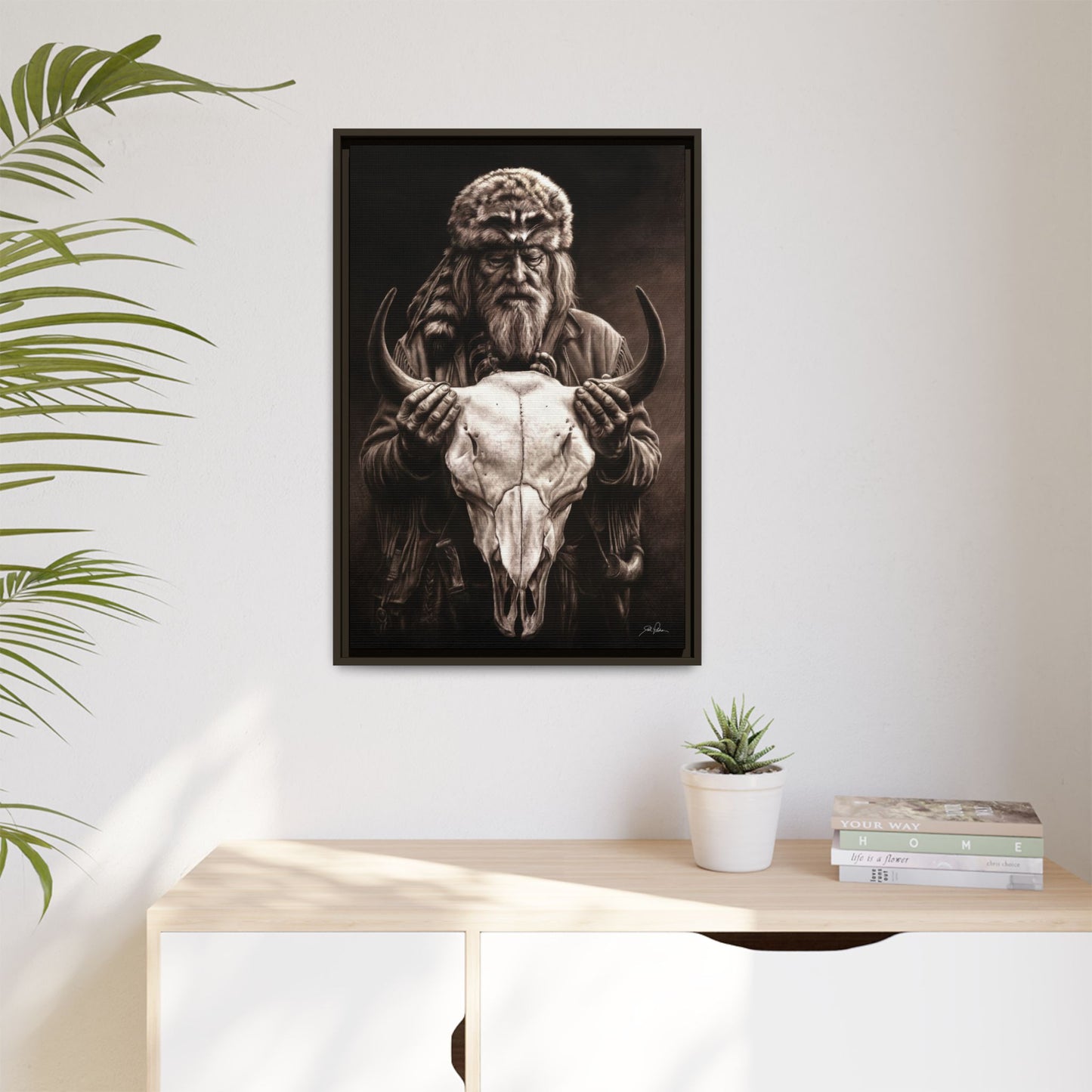 "Legends of the West" Framed Canvas