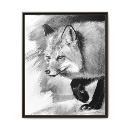 "Fox" Framed Canvas