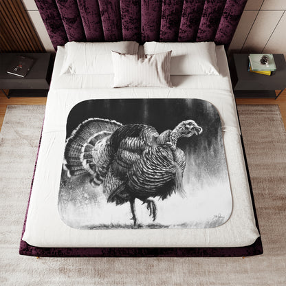 "Gobbler" Sherpa Blanket.