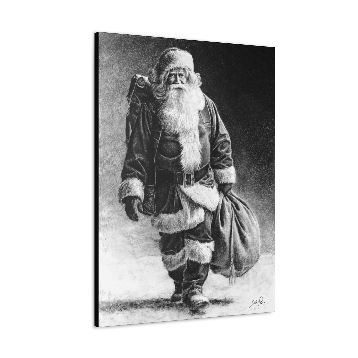 "Right Down Santa Claus Lane" Gallery Wrapped Canvas