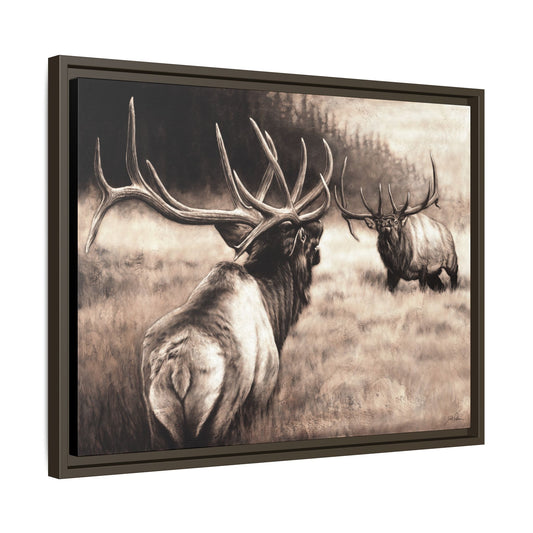 "Ready to Rumble" Framed Canvas