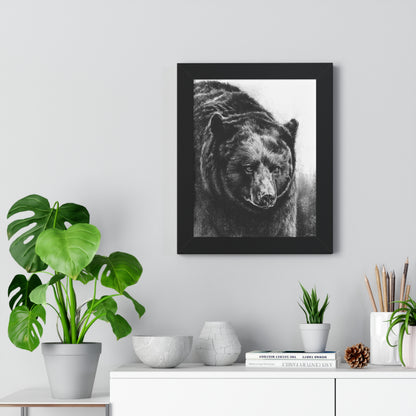 "Black Bear" Framed Paper Print