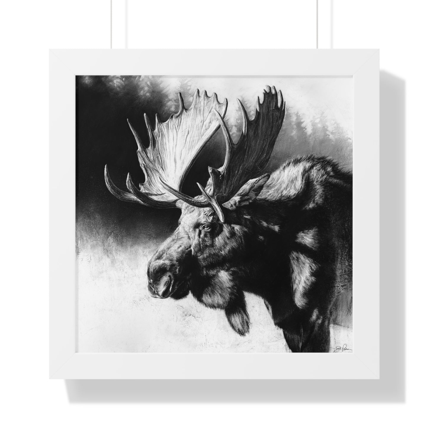 "Formida-bull" Framed Paper Print