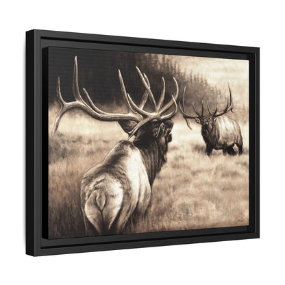 "Ready to Rumble" Framed Canvas
