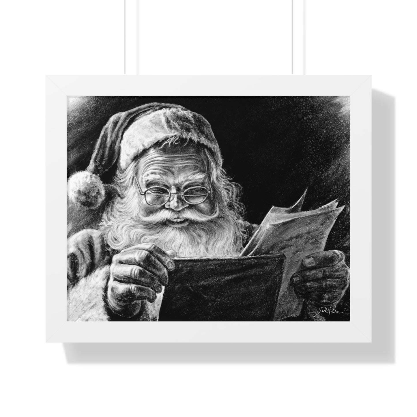 "Dear Santa" Framed Paper Print