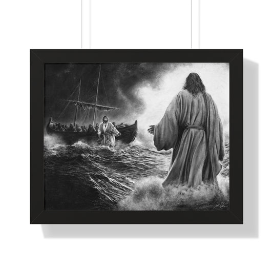 "Be Not Afraid" Framed Paper Print