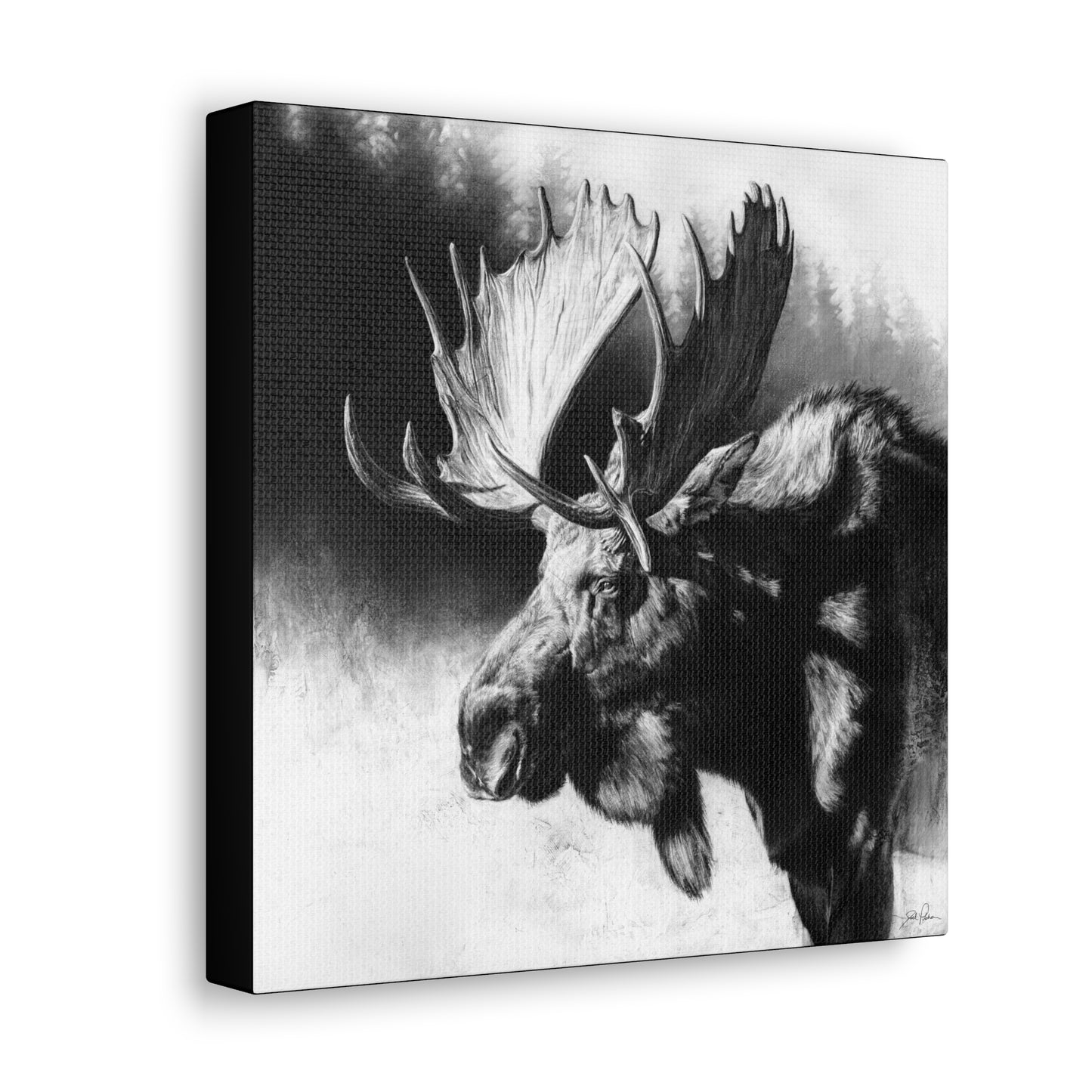 "Formida-bull" Gallery Wrapped Canvas