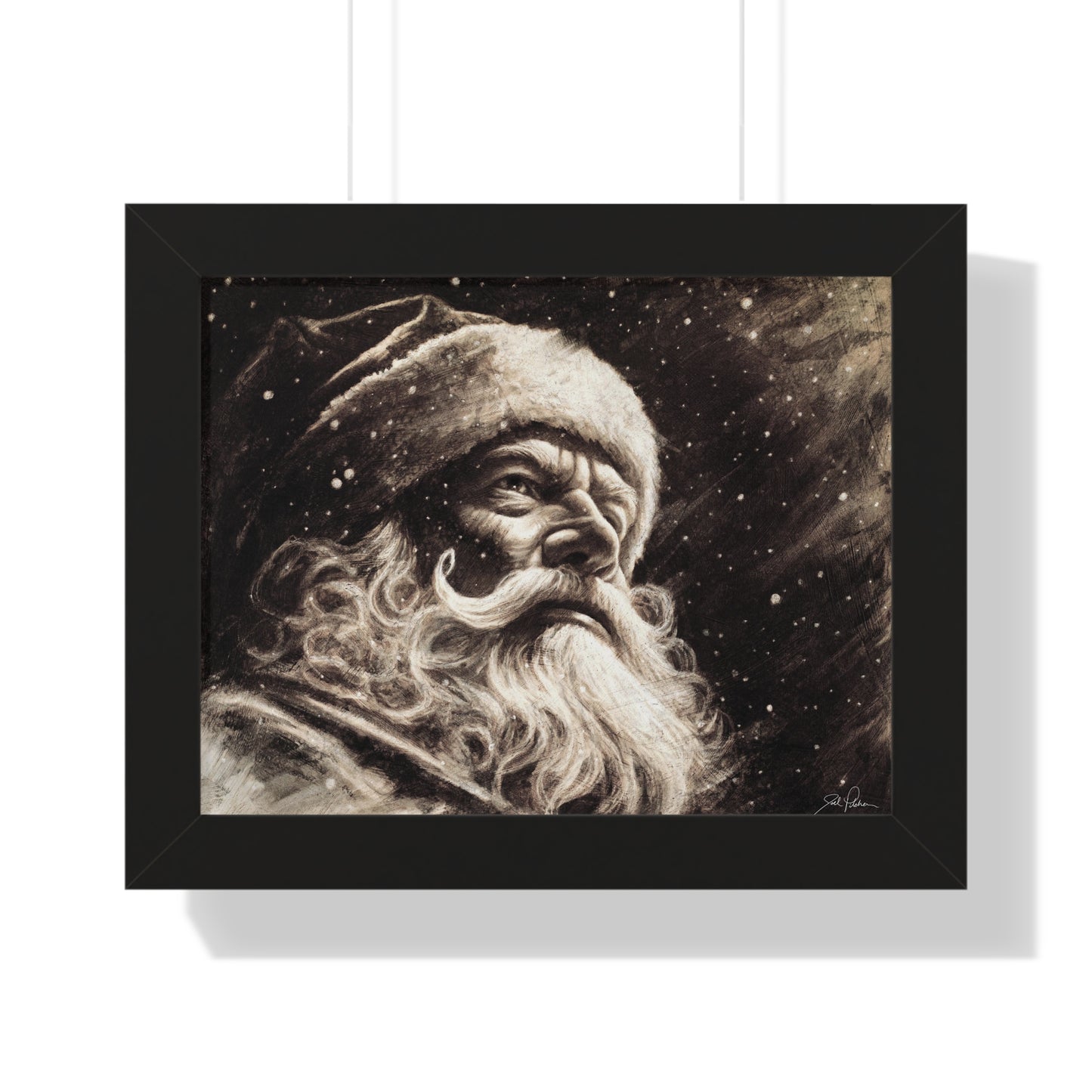 "Kris Kringle" Framed Paper Print